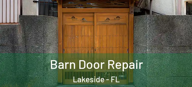  Barn Door Repair Lakeside - FL