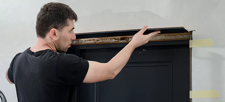 Wood Door Hole Repair in Lakeside, FL